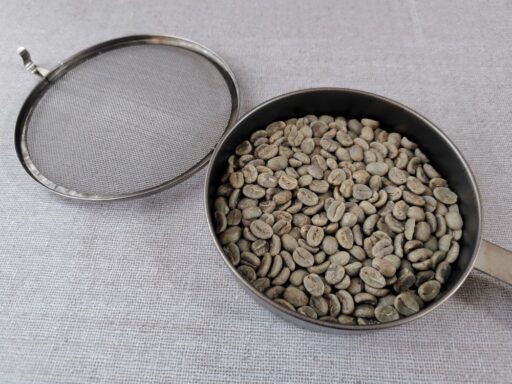 生豆入ゴマ煎り器