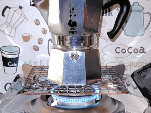 弱火でじっくり直火にかける