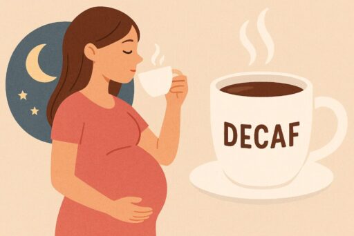 妊婦さんとデカフェコーヒー